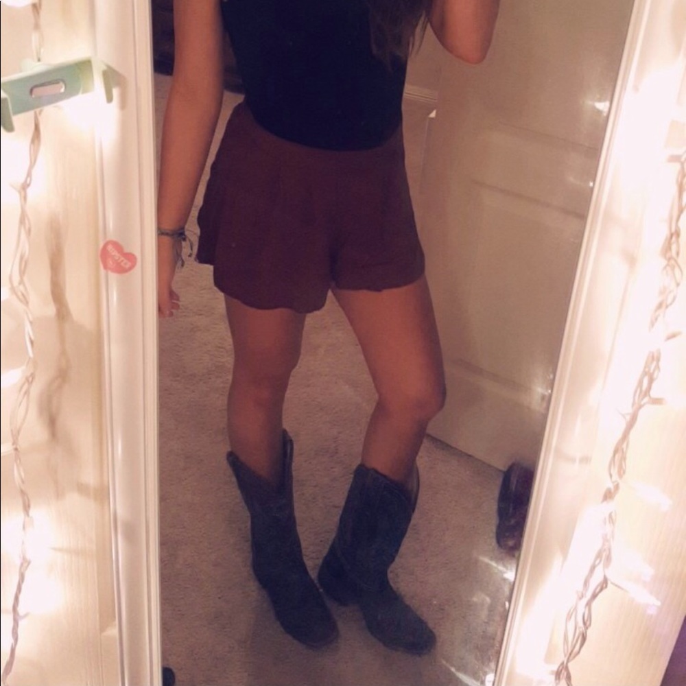 Maroon shorts